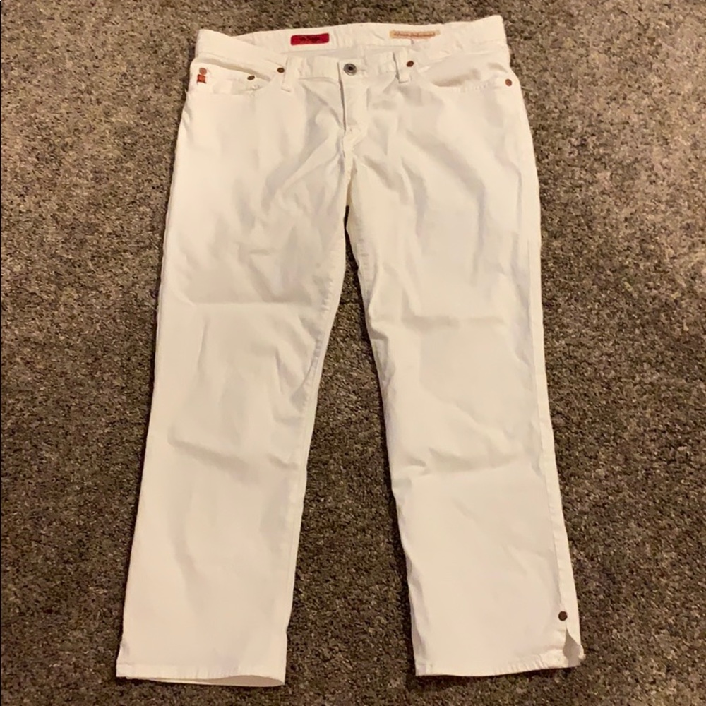 AG The Saga white capris